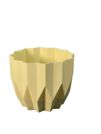 Кашпо для цветов Геометрия (0.8) Желтый